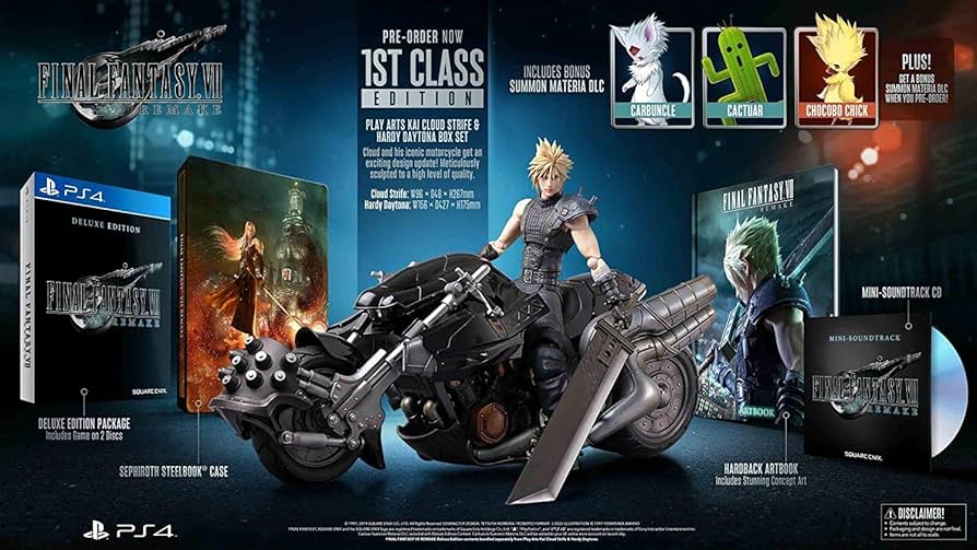 SQUARE ENIX - プレイアーツ改 クラウド　ファイナルファンタジーVII リメイク Amazon.co.jp: ファイナルファンタジーVII リメイク PLAY ARTS改